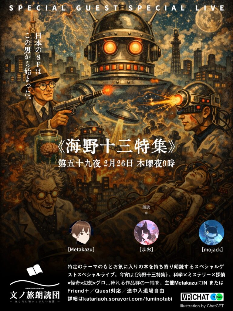 260226第五十九夜海野十三朗読者
